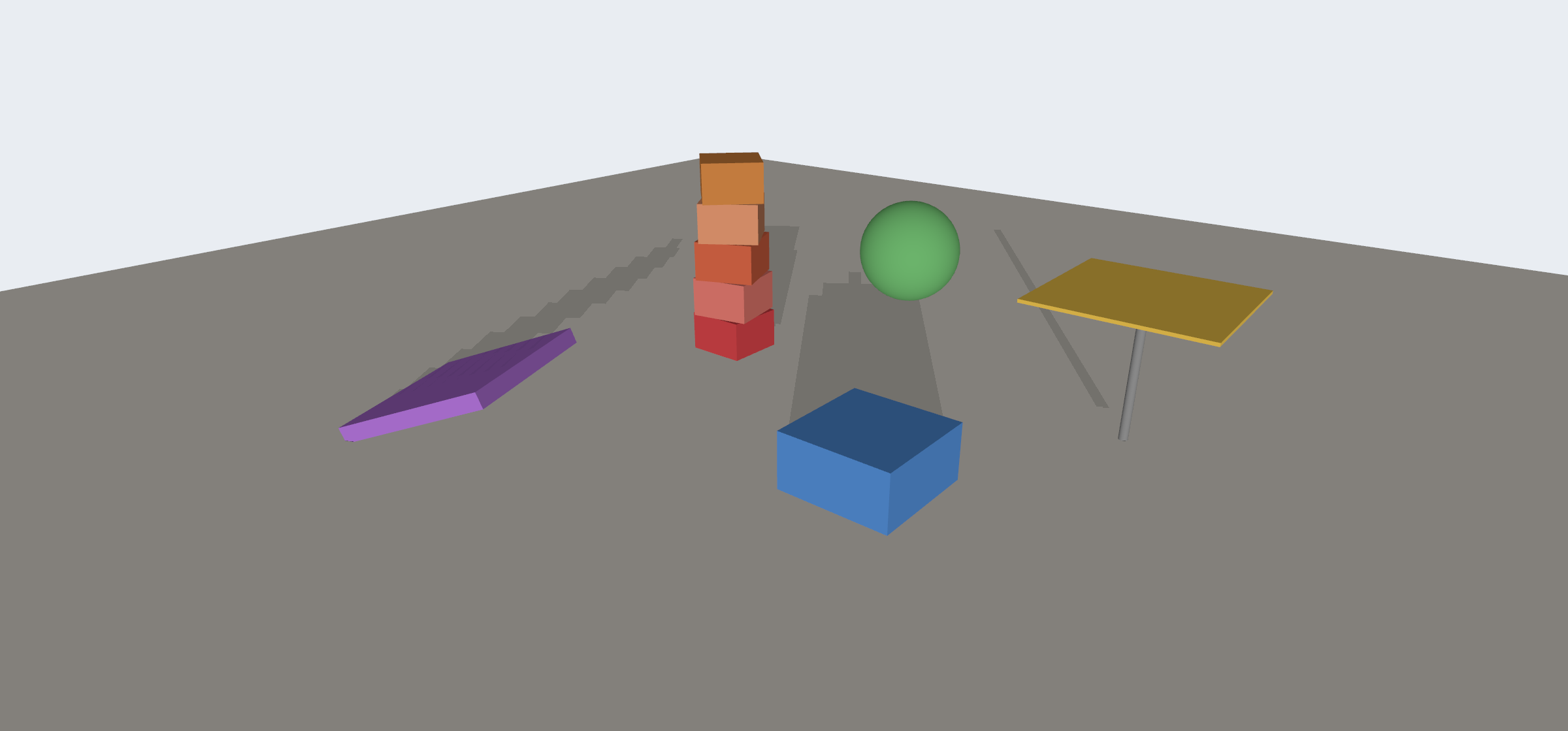 Floor shadows with and without the bias clamp