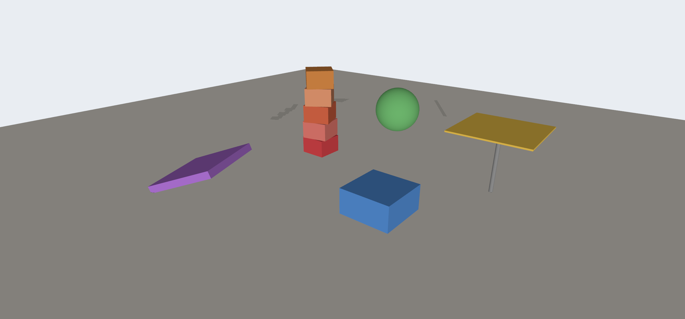 Floor shadows with and without the bias clamp